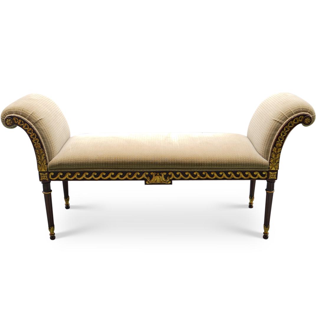 Karges Wood & Upholstered Boudoir Bench (1 of 8)