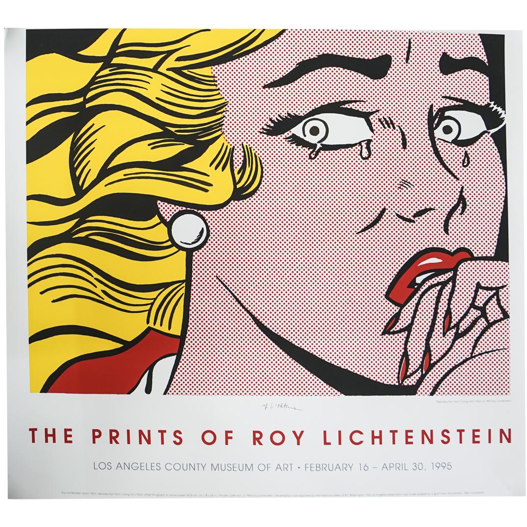 Roy Lichtenstein (American,1923-1997) "Crying Girl" (1 of 6)
