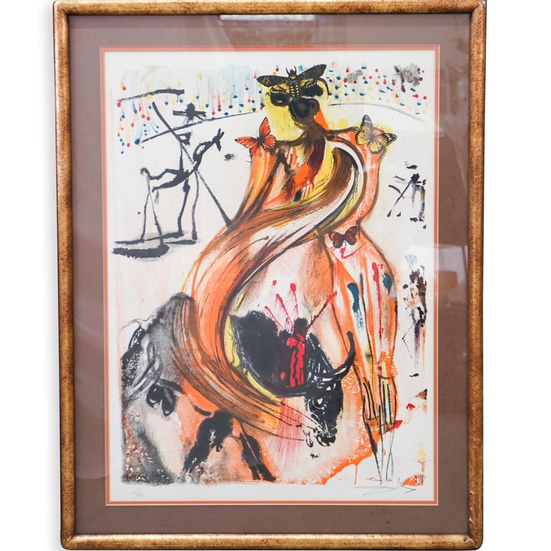 Salvador Dali (Spanish, 1905-1989) "Bullfighter With (1 of 7)