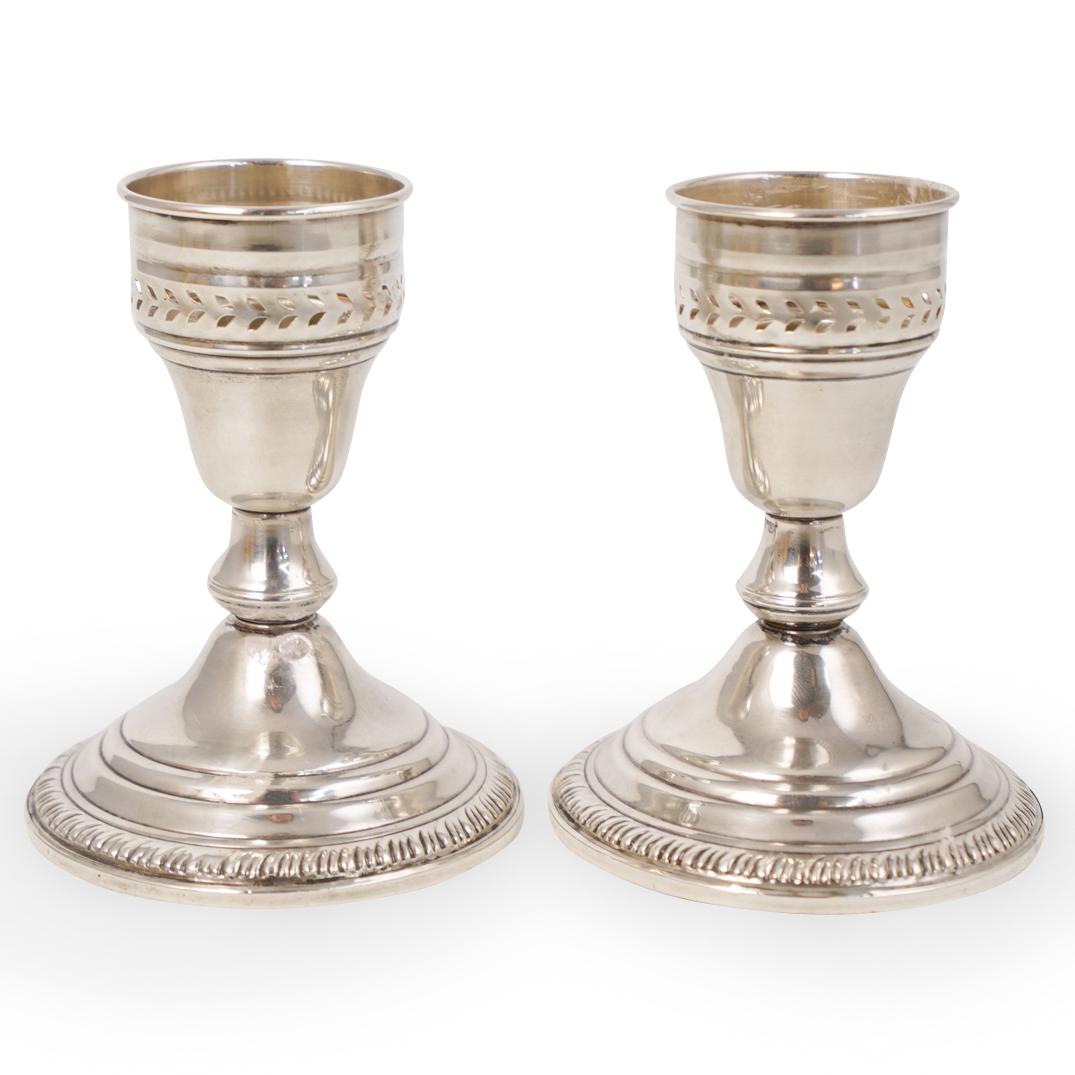 (6 Pc) Sterling Silver Candlesticks (1 of 6)