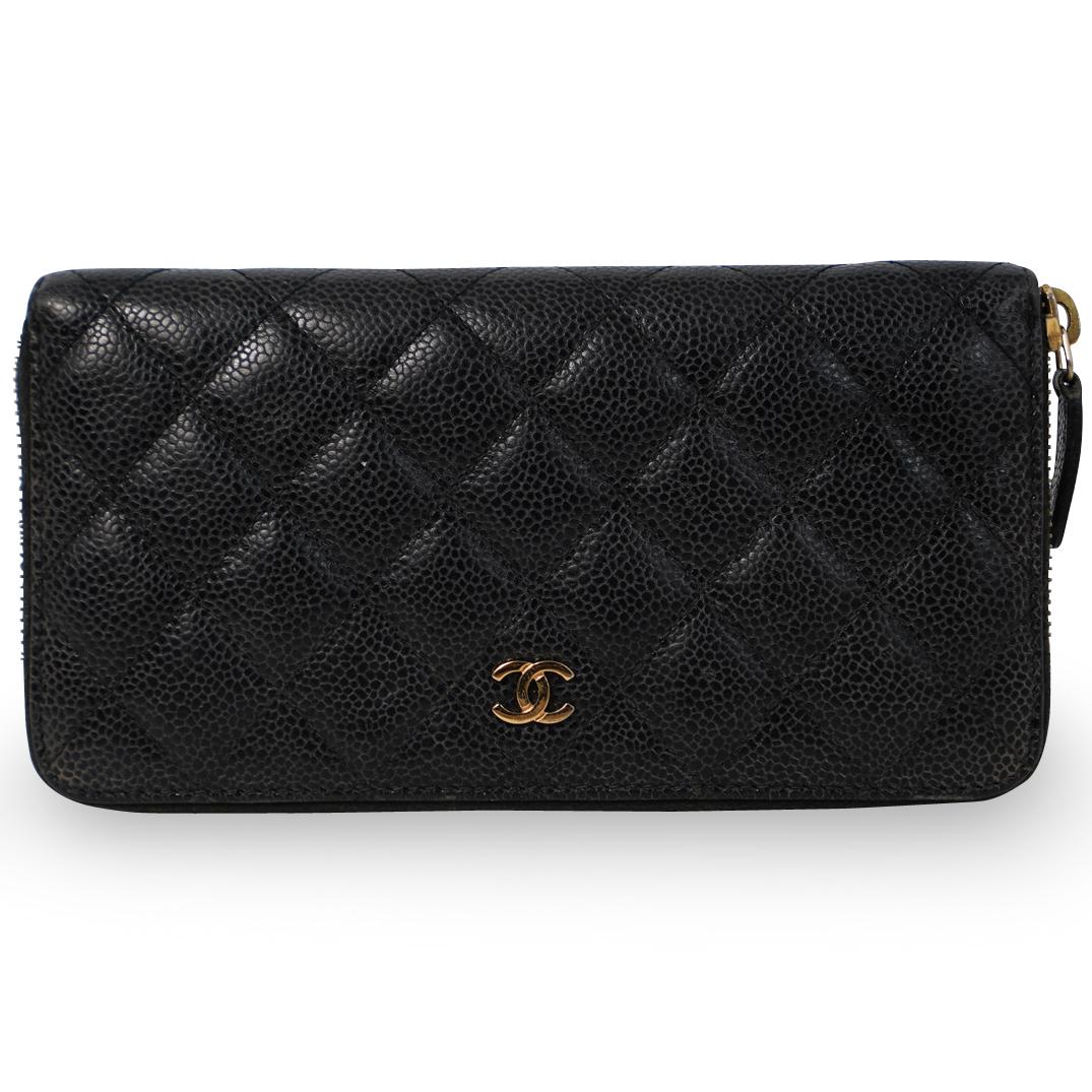 Chanel Black Caviar Leather Wallet (1 of 5)