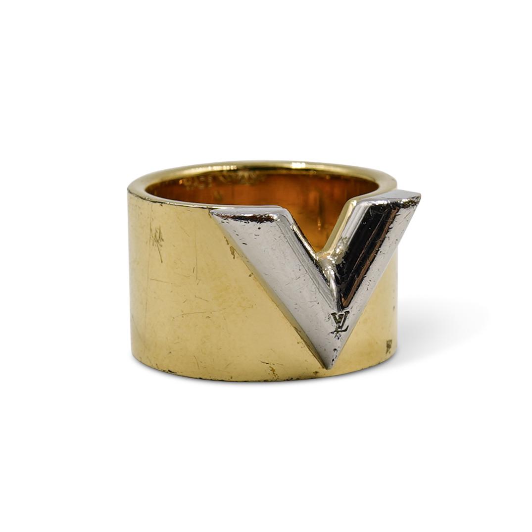 VIntage Louis Vuitton "Essential V" Ring (1 of 2)