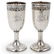 (2 Pc) Sterling Silver Kiddush Cups