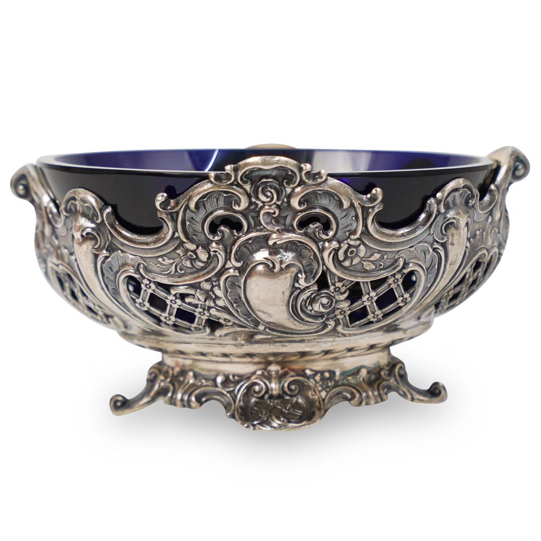 German Repousse 800 Silver Bowl (1 of 6)