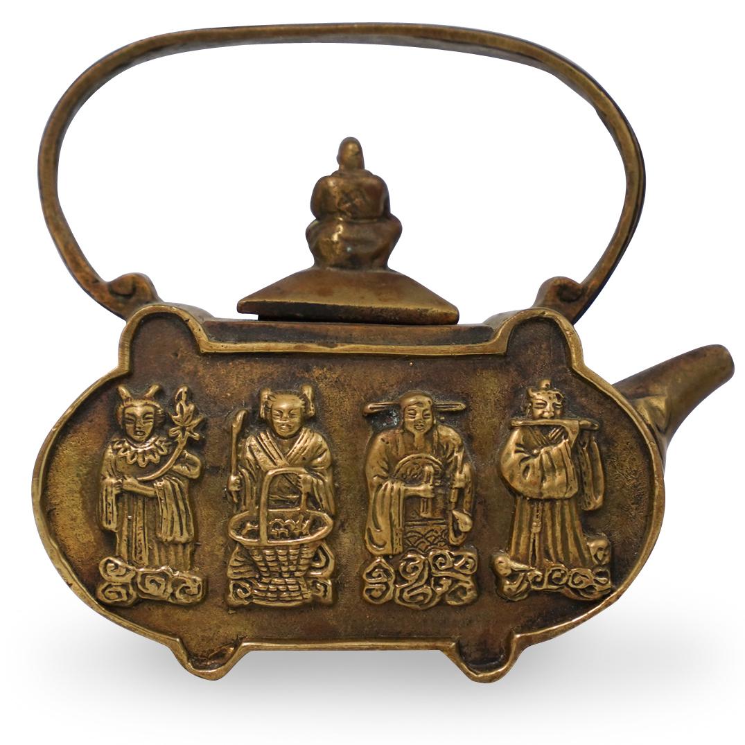 Chinese Bronze Teapot (1 of 4)