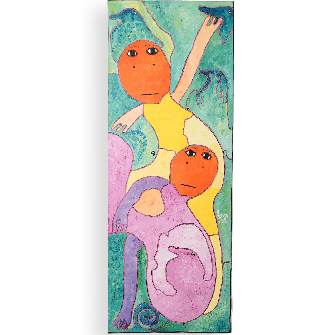 Levoy Exil (Haitian. b.1944 ) Oil On Canvas (1 of 4)