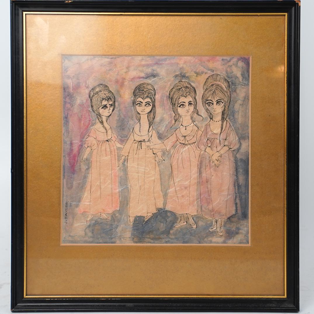 J. Raynor Mixed Media Painting (1 of 3)