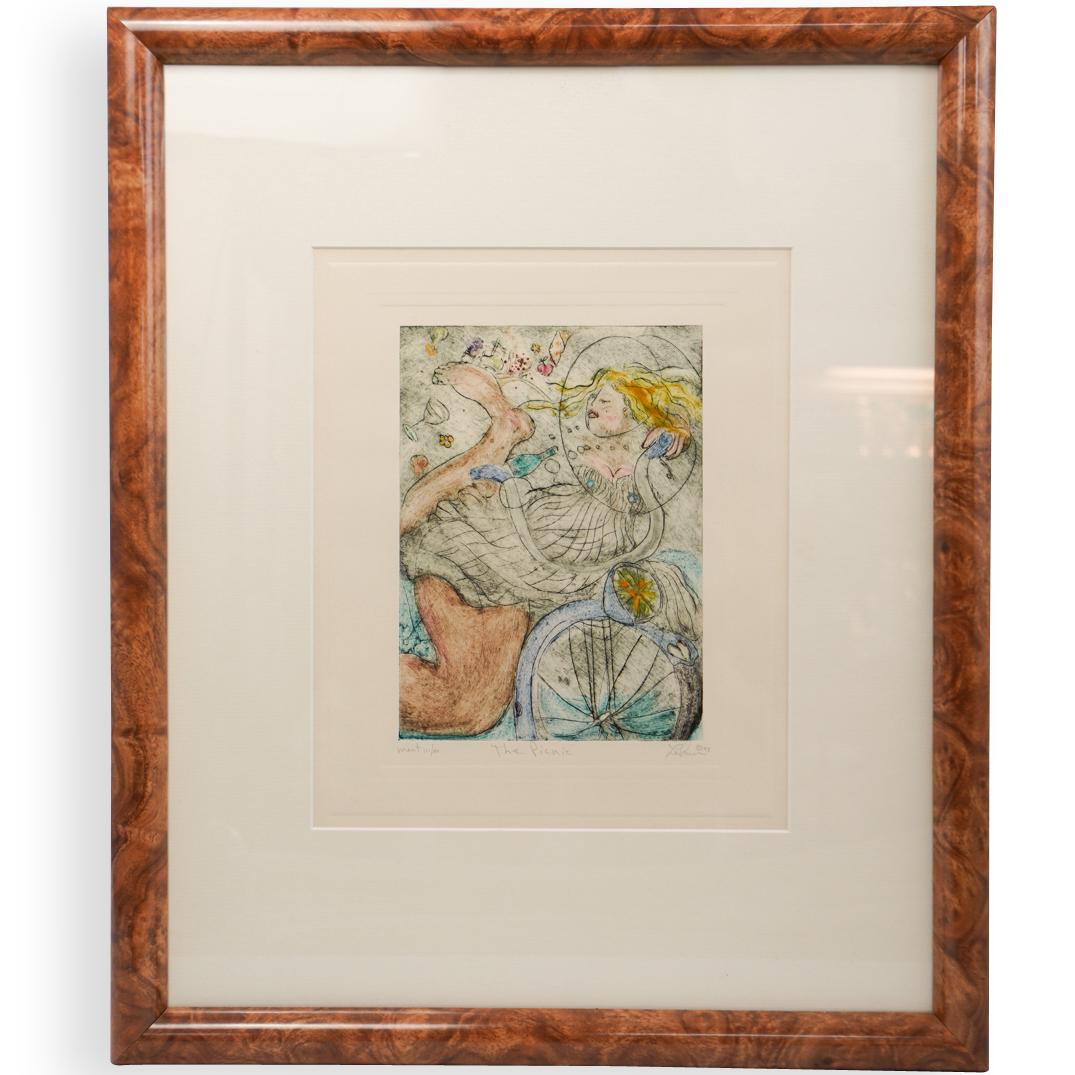 "The Picnic" Signed and Numbered Etching (1 of 5)