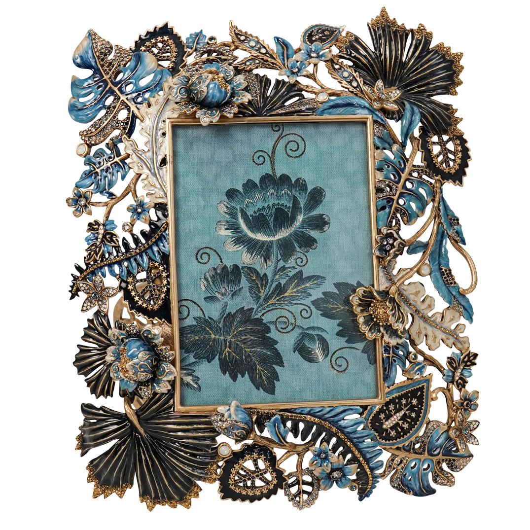 Jay Strongwater Floral Desk Frame (1 of 5)