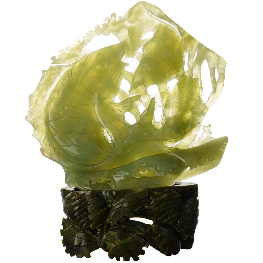 Chinese Carved Jade Sculpture (1 of 3)