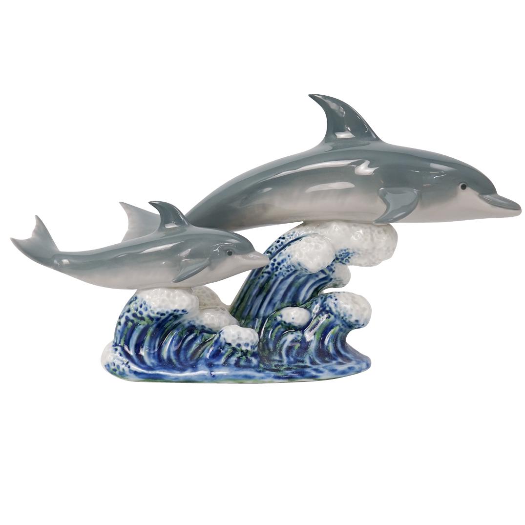 Lladro " Swimming Lessons" Porcelain Figurine (1 of 4)