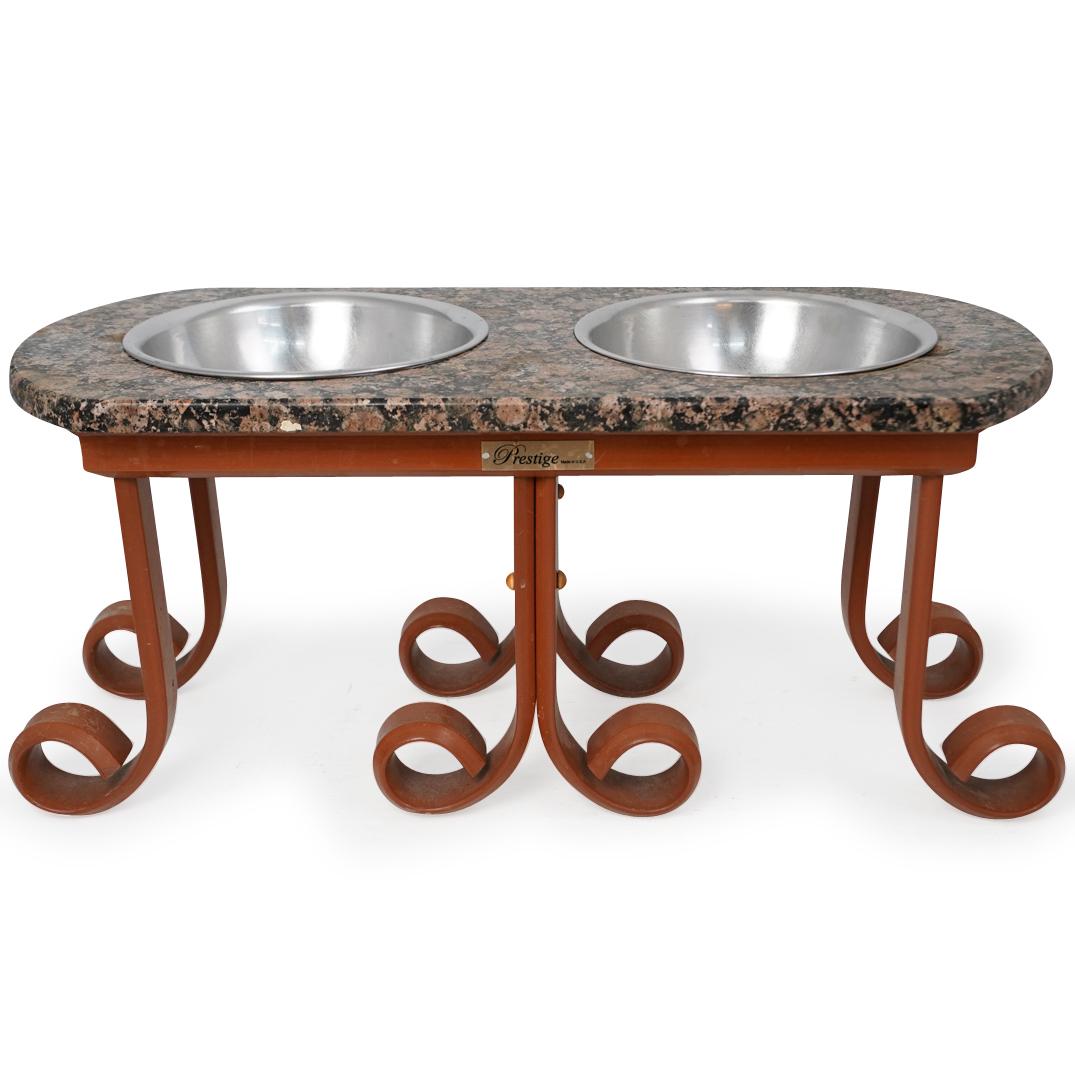 Prestige Granite Dog Bowl Stand (1 of 5)