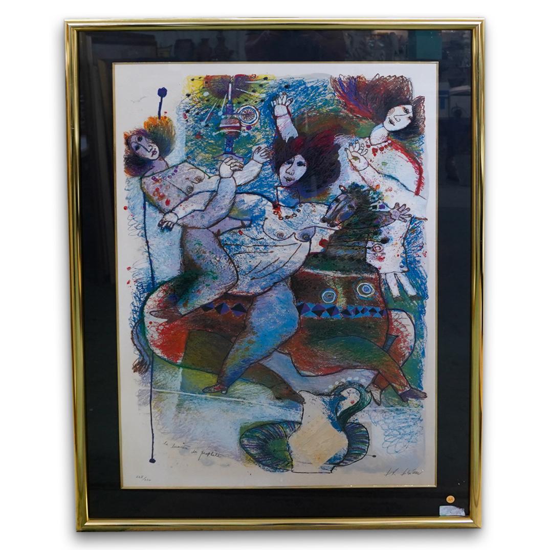 Theo Tobiasse (French/Israel 1927-2012) Signed & (1 of 5)