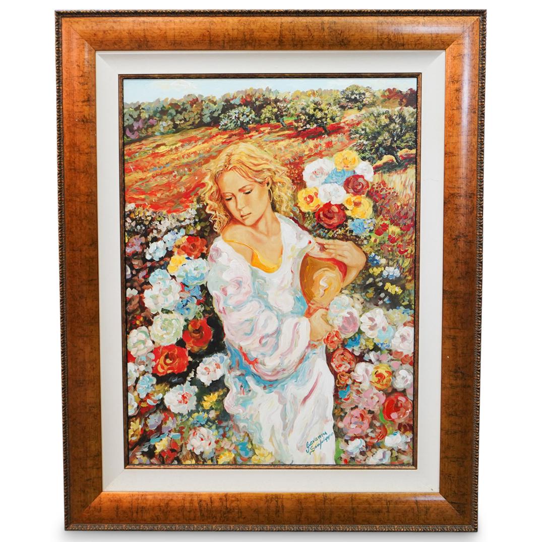 Giovanni Sanfilippo Hand Embellished Oil On Canvas (1 of 6)