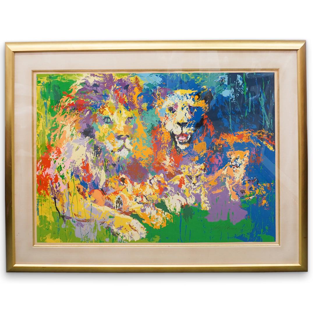 Leroy Neiman "Lions Pride" Signed & Numbered Serigraph (1 of 5)