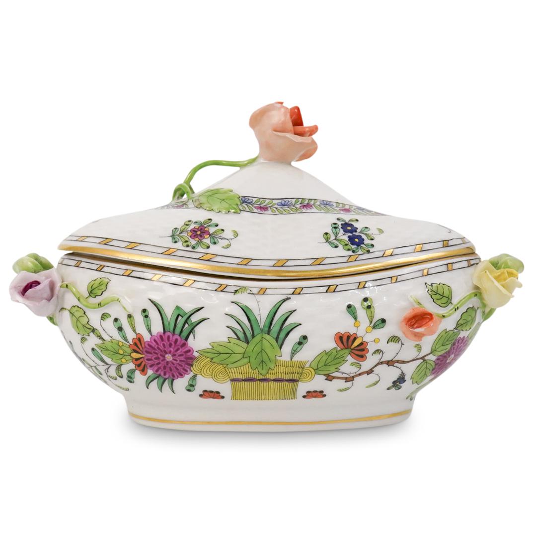 Herend Porcelain Lidded Tureen (1 of 4)