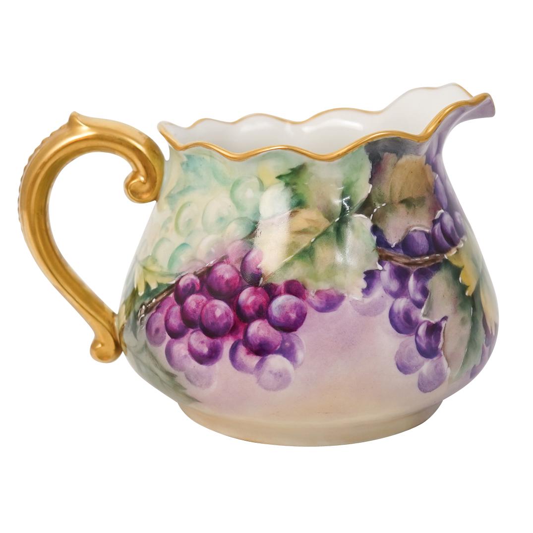 Jean Pouyat Limoges Porcelain Pitcher (1 of 5)