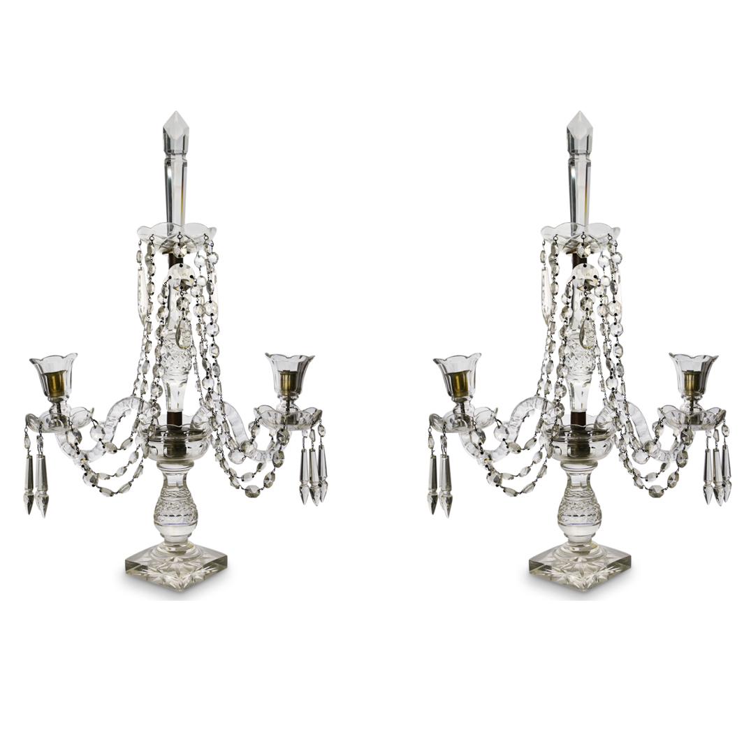 Pair Of Crystal Girandoles (1 of 6)
