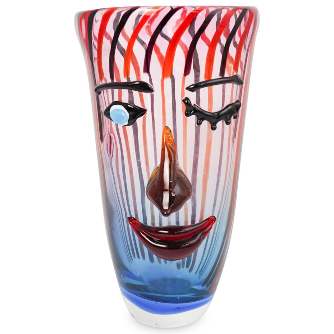 Cristalleria Stile d'arte Figural Murano Glass Vase (1 of 5)