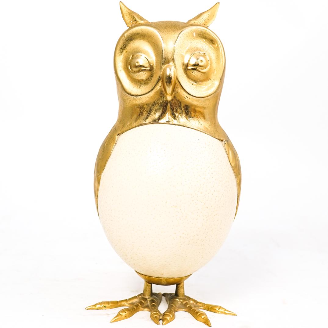 Anthony Redmile Style Mounted Ostrich Egg Owl (1 of 6)