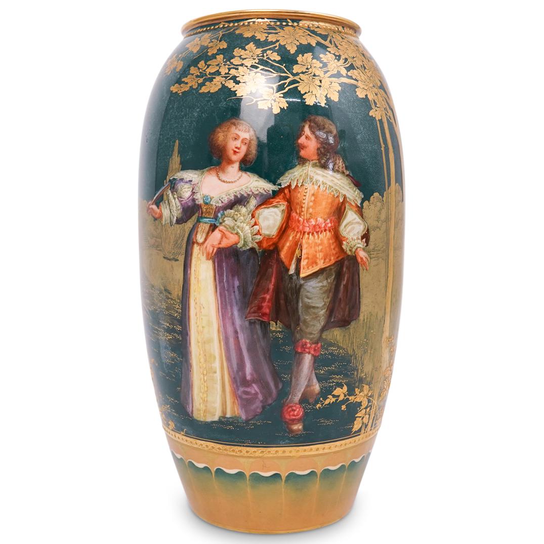 Antique Royal Doulton W. Hodkinson Porcelain Vase (1 of 6)