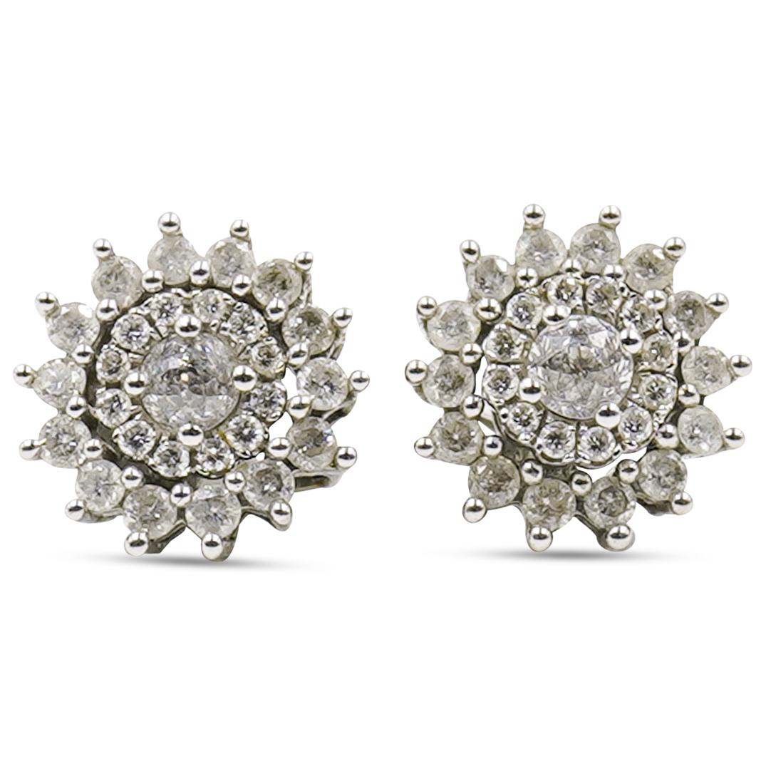 14k Gold and Diamond Convertible Stud Earrings (1 of 6)