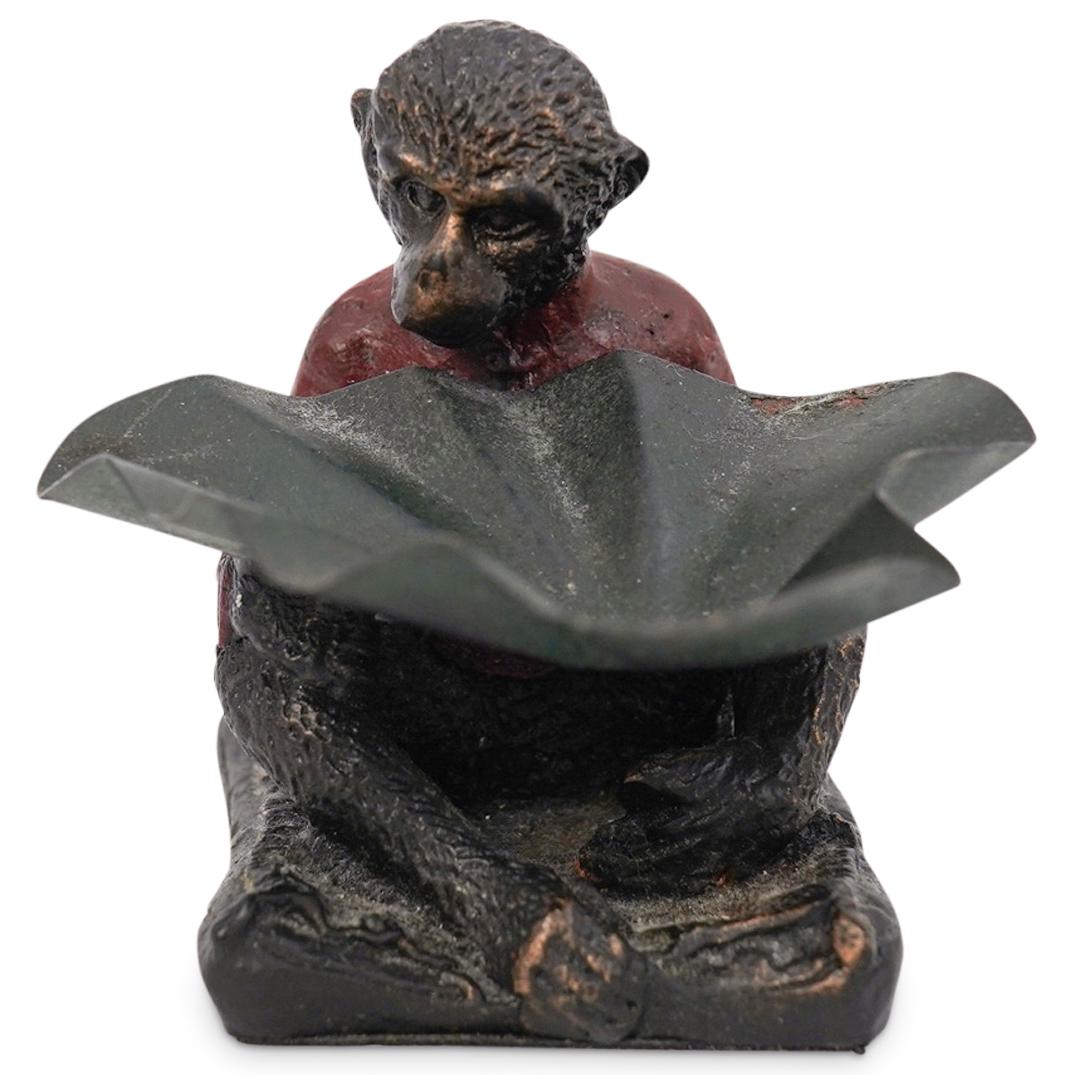 Cast Iron Monkey Trinket Dish (1 of 3)