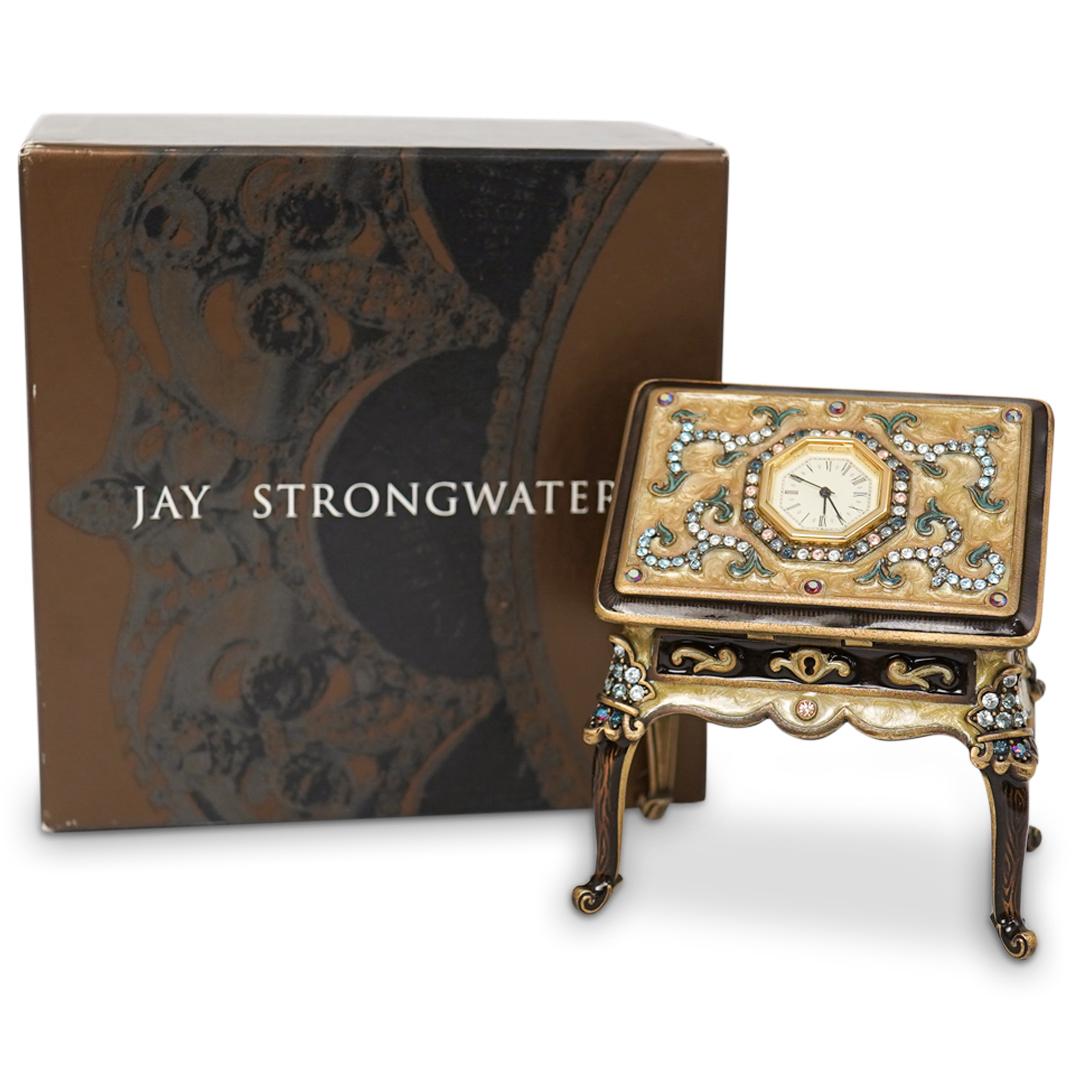 Jay Strongwater Alessandro Tuileries Table Clock (1 of 5)