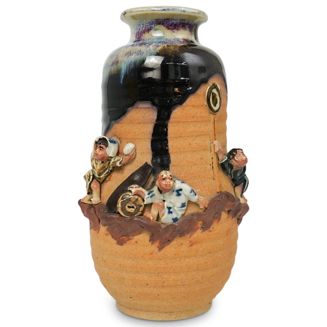 Chinese Ceramic Sang de boeuf Vase (1 of 6)