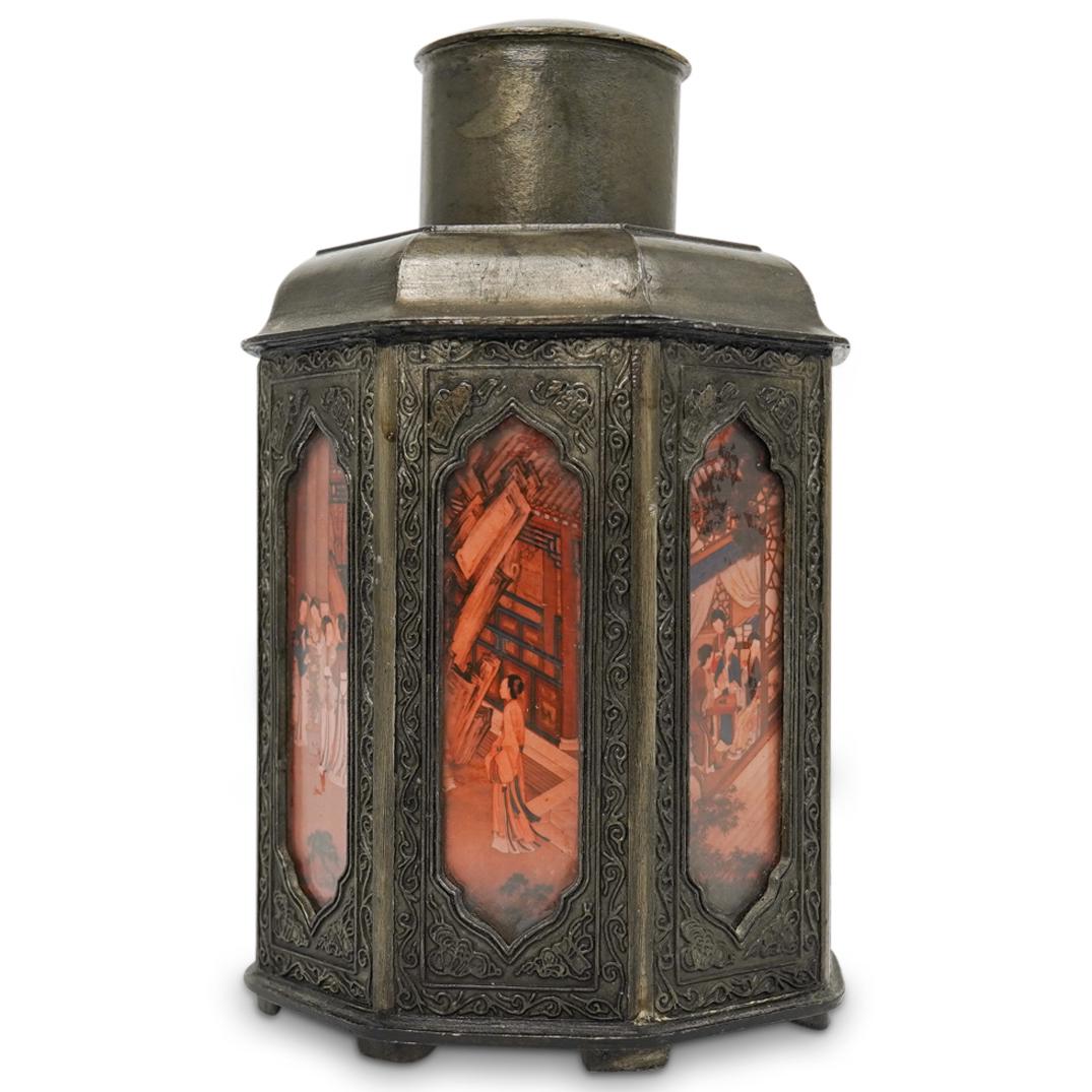 Chinese Bronze Tea Caddy (1 of 4)