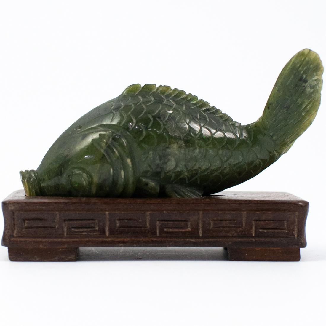 Chinese Carved Jade Fish (1 of 3)