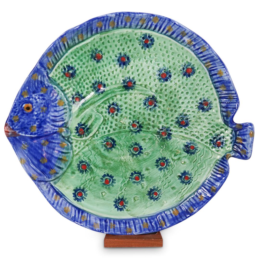 Italian Ceramic Fish Plate (1 of 4)