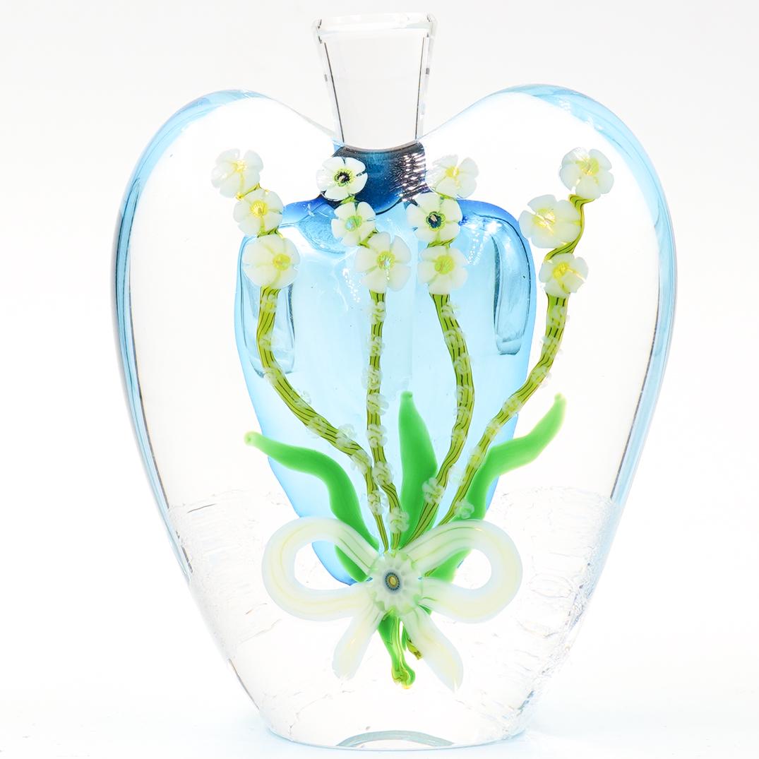 Zellique Studio Floral Art Glass Perfume Bottle (1 of 3)