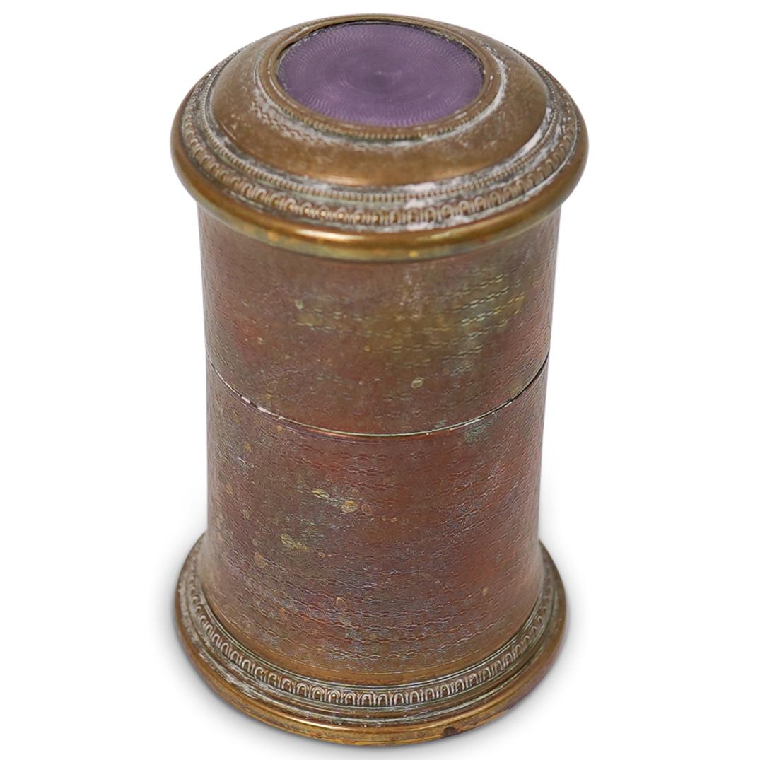 European Enamel and Copper Perfume Case (1 of 4)