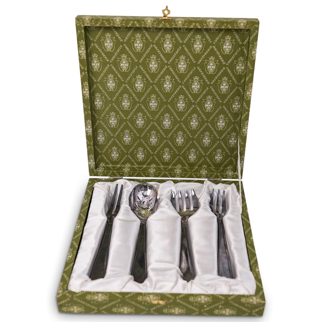 (4 Pc) Christofle Silver Plated Utensils (1 of 3)