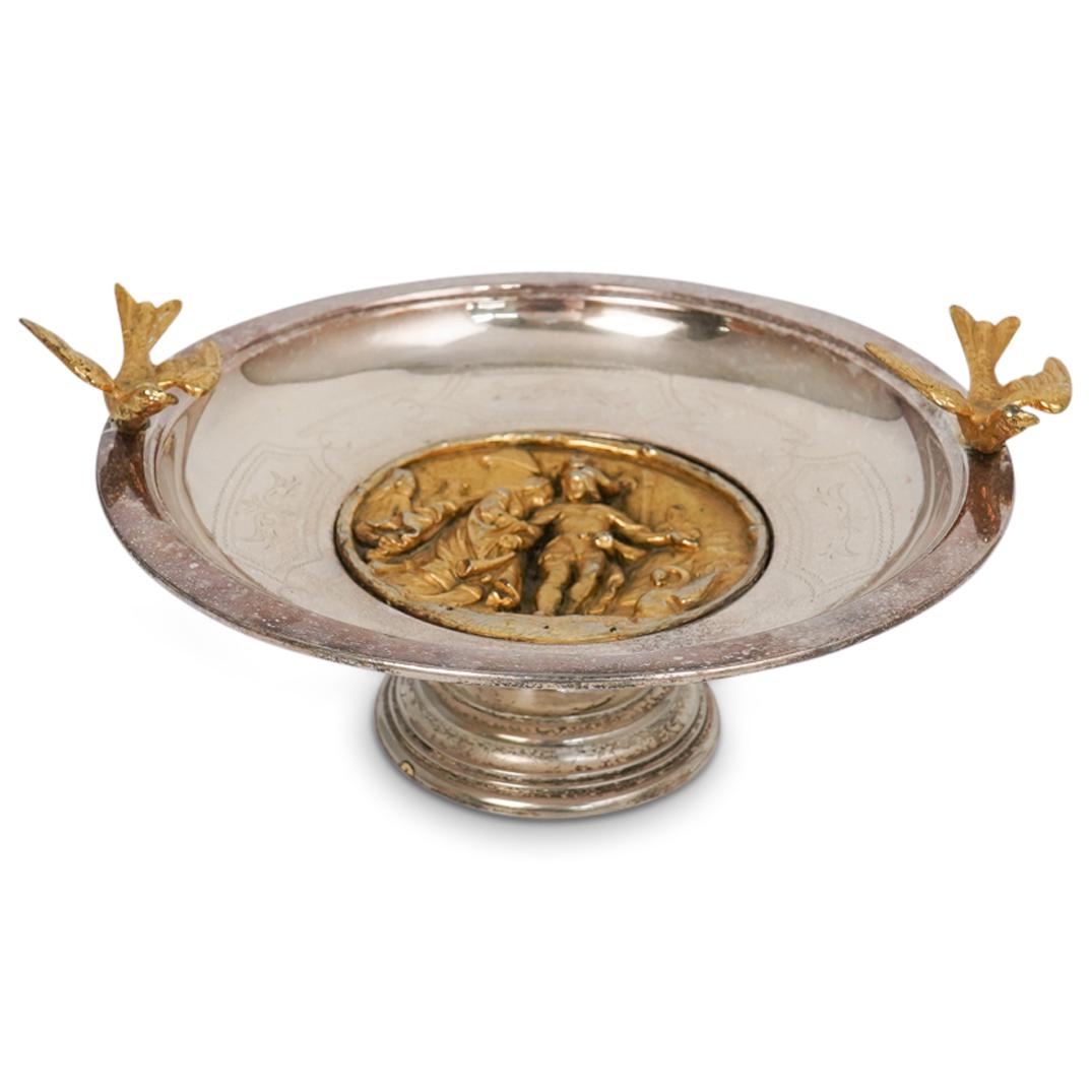 Silver Plated and Brass Lohengrin Compote (1 of 8)