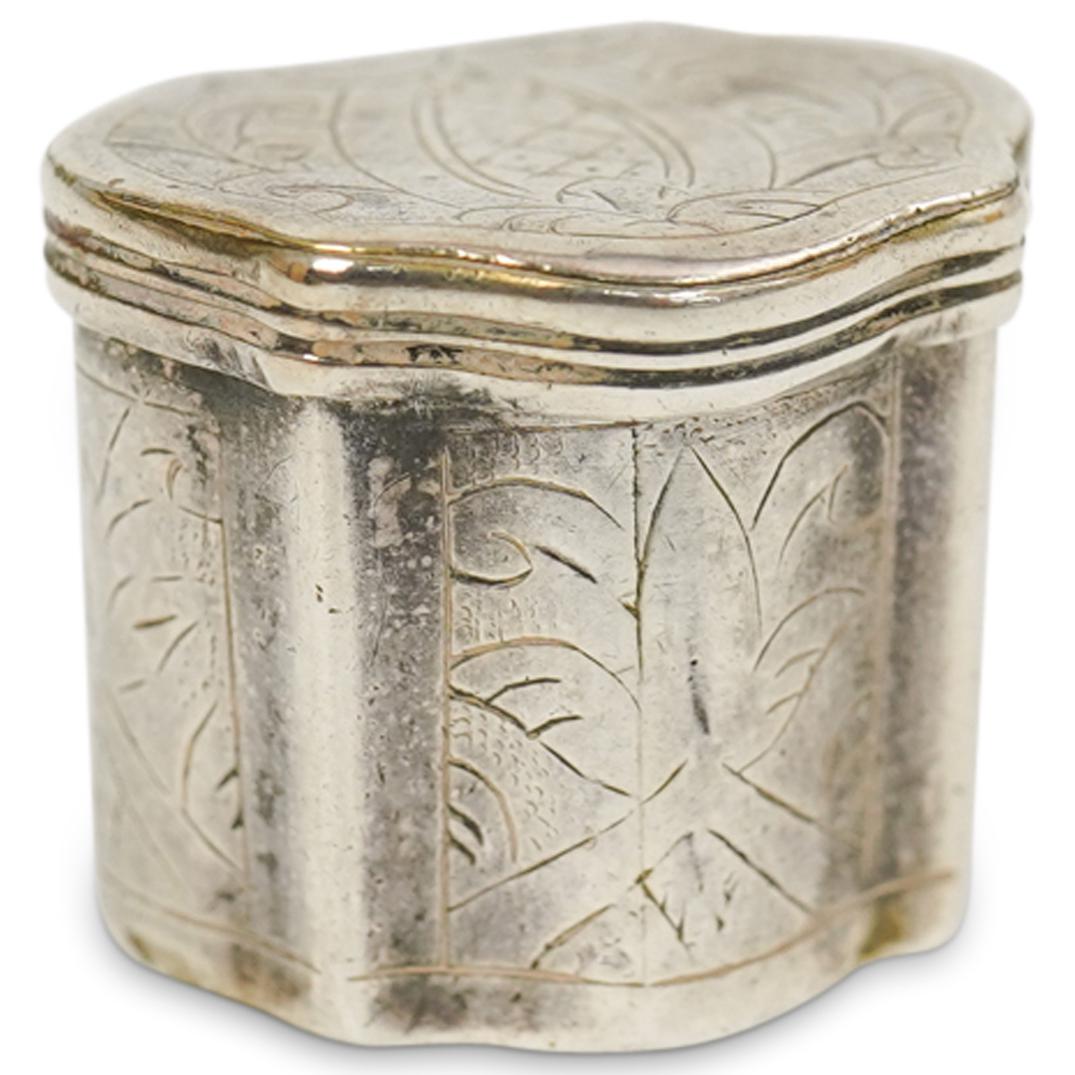 Fredrik Waldek Sterling Silver Pill Box (1 of 4)
