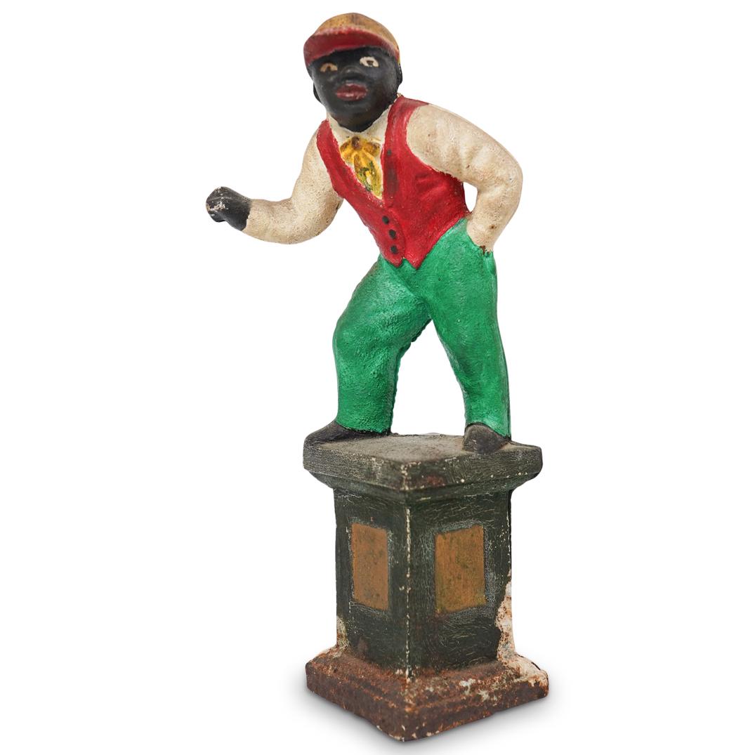 Black Americana Cast Iron Jockey (1 of 3)