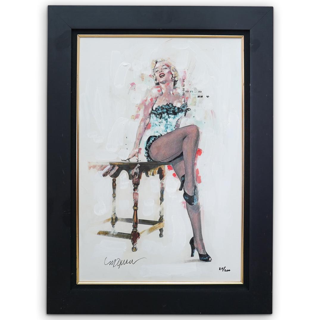 Sid Maurer "Marilyn Monroe" Hand Embellished Giclee (1 of 5)