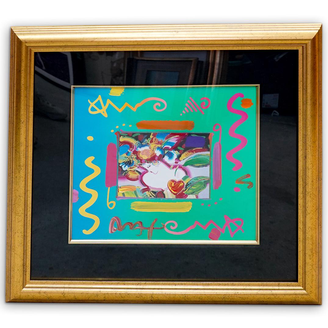 Peter Max (American b. 1937)" Flower Blossom Lady" (1 of 3)