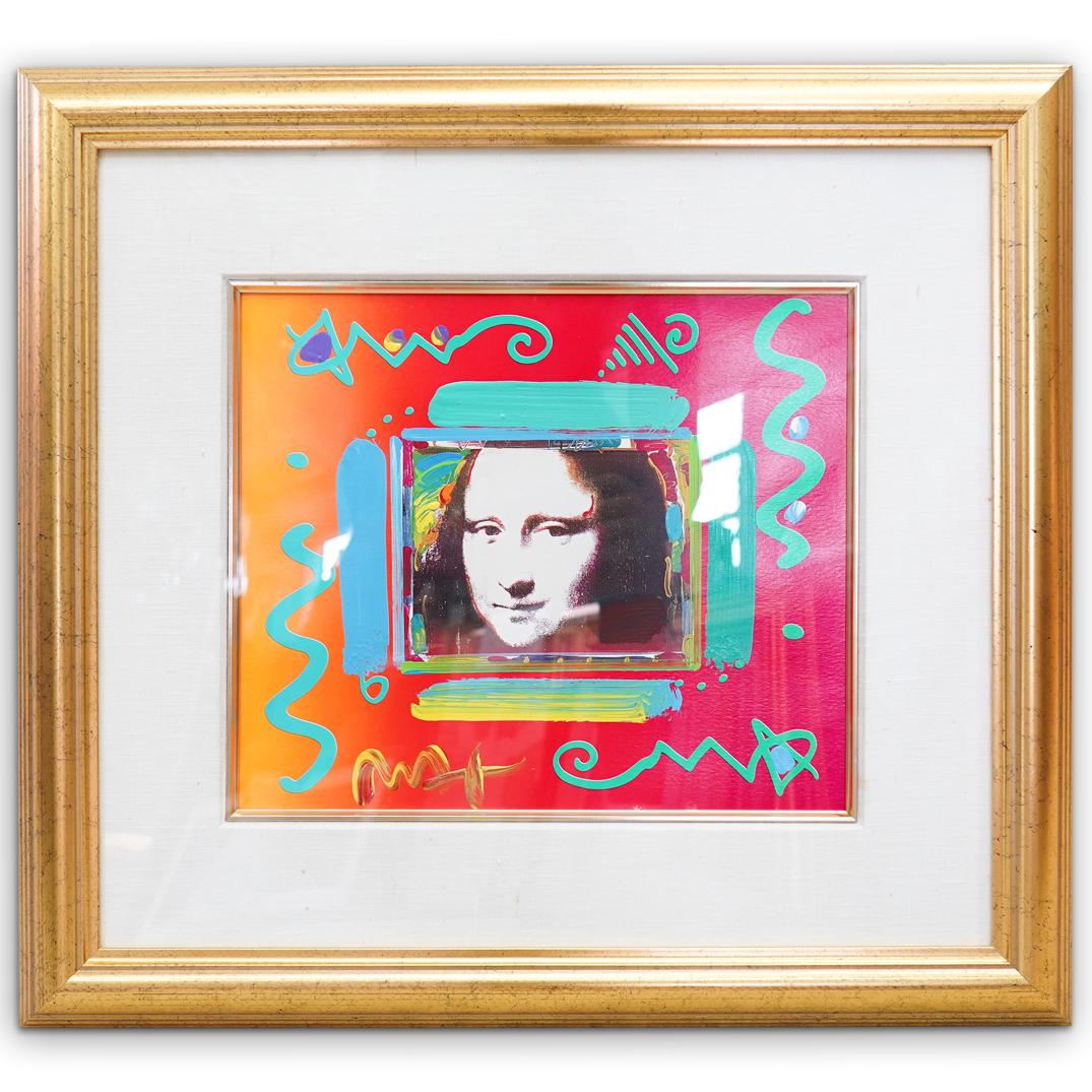 Peter Max (American b. 1937)" Mona Lisa Collage" Mixed (1 of 3)