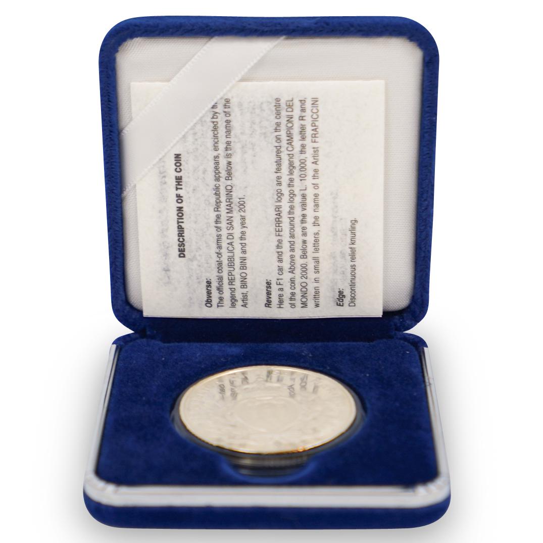 Silver Ferrari San Marino Proof Coin (1 of 3)