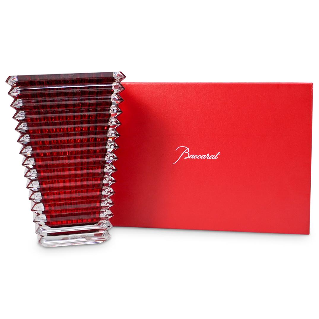 Baccarat "Eye" Red Vase (1 of 6)