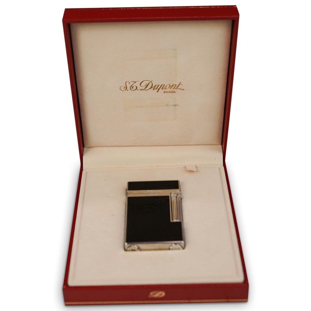 S.T. Dupont Silver Plated Laque De Chine Lighter (1 of 5)