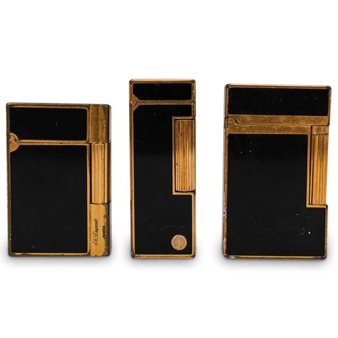 (3 Pc) S.T. Dupont & Dunhill Lighter Grouping (1 of 7)