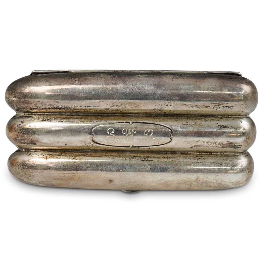 Sterling Silver Cigar Case (1 of 4)