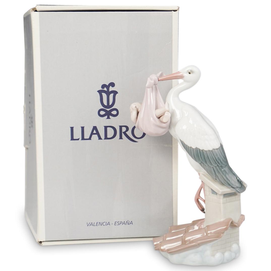 Lladro "Stork and Boy" Porcelain Statue (1 of 4)