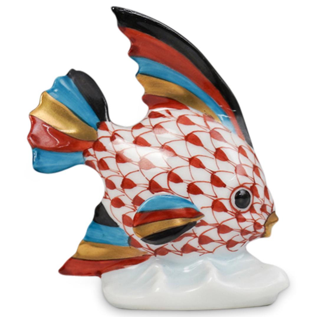 Herend Porcelain Fishnet Fish Figurine (1 of 3)