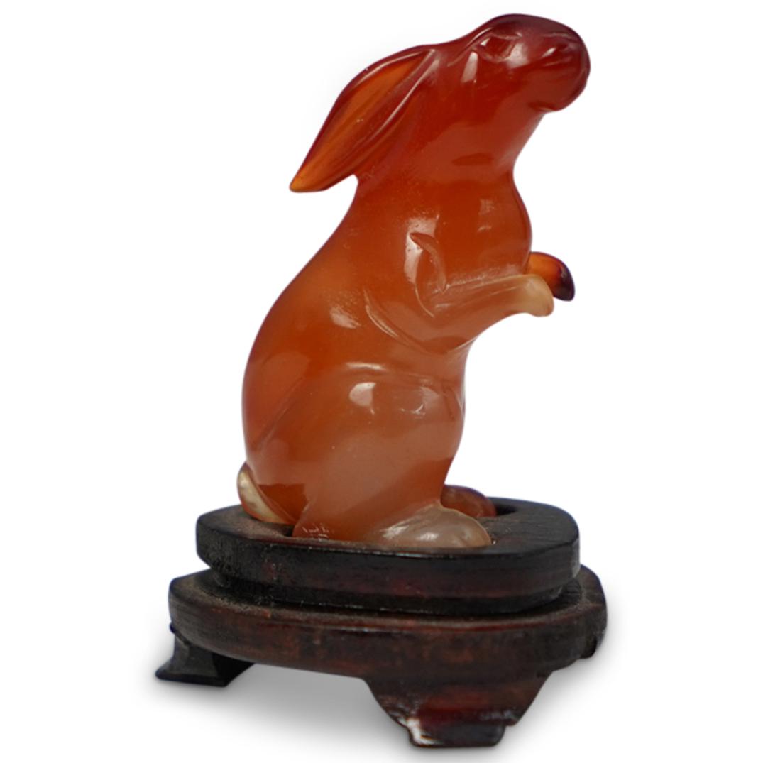 Agate Rabbit Figurine (1 of 2)