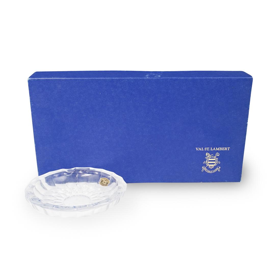 (6 Pcs) Val St. Lambert Crystal Coasters (1 of 10)